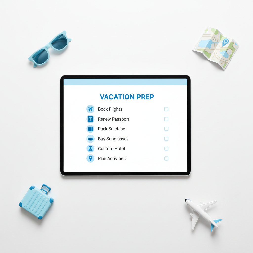 Ultimate Vacation Checklist — Pack, Plan & Travel Stress-Free